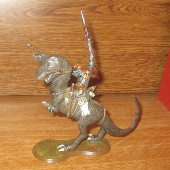 Heroscape Grimnak the Dinosaur and Rider Figure / Miniature with Card - Picture 6 of 9